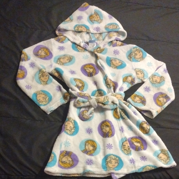 Disney Other - Kids Pajamas with Hood - White and Purple